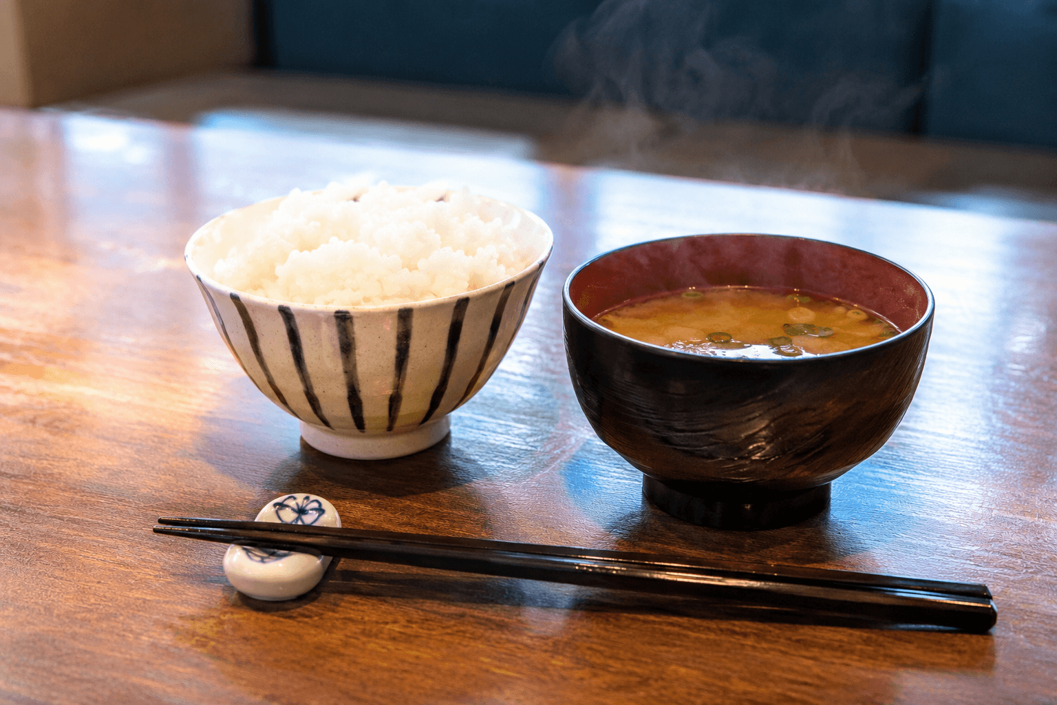 ご飯とお味噌汁